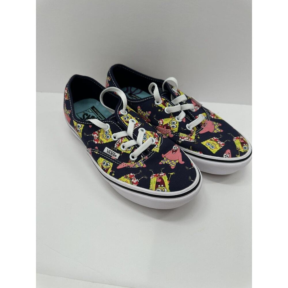 Vans Spongebob Comfycush Navy womens Size 6 Skateboarding Limited Shoes